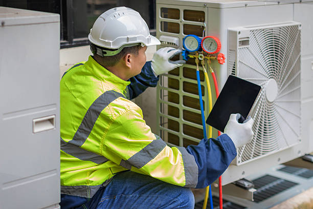 Professional Hvac technician working in Copeville, TX